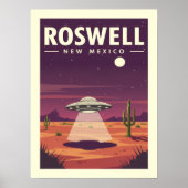 Vintage Roswell New Mexico Poster (Voorkant)