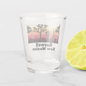 Vintage Roswell New Mexico Shot Glas (Achterkant)