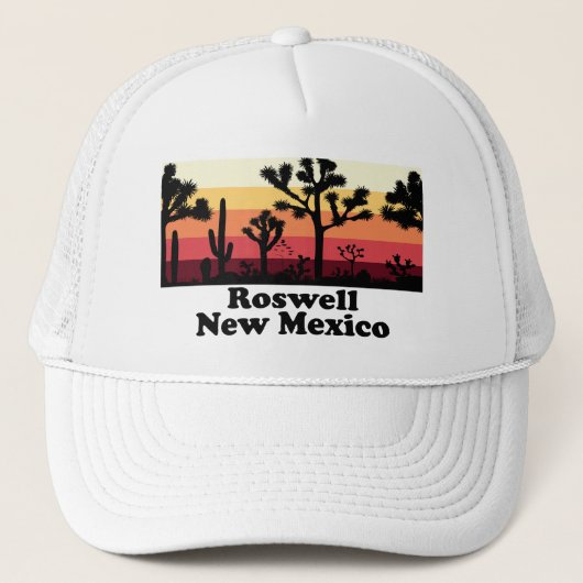 Vintage Roswell New Mexico Trucker Pet (Voorkant)