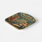 Vintage Route 66 American Highway Papieren Bordje (Gebogen)