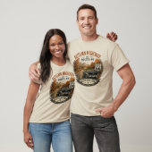 Vintage Route 66 Herfst Weg T-shirt (Unisex)