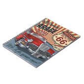 Vintage Route 66 Notitieboek (Linkerzijde)