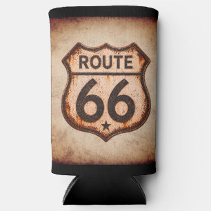 Vintage Route 66 Retro Reisbenodigdheid Seltzer Blikjeskoeler