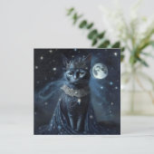 Vintage Royal Cats Save The Date (Staand voorkant)