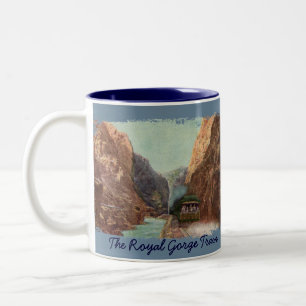 Vintage Royal Gorge Train Coffee Mok
