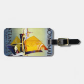 Vintage Royal Mail Travel Poster Bagagelabel (Voorkant horizontaal)