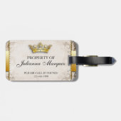 Vintage Royalty-eigendom, van Bagagelabel (Achterkant horizontaal)