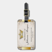 Vintage Royalty-eigendom, van Bagagelabel (Voorkant verticaal)