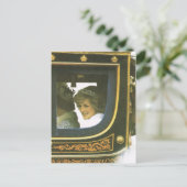 Vintage Royalty, koningin en Diana Briefkaart (Staand voorkant)