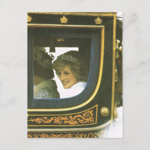 Vintage Royalty, koningin en Diana Briefkaart