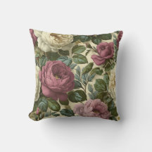Vintage Roze Botanische Romantische Chic Bloemmoti