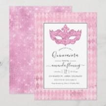 Vintage Roze Masquerade Quinceañera