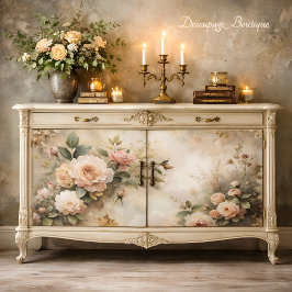Vintage Roze Mist Droom Decoupage Tissuepapier