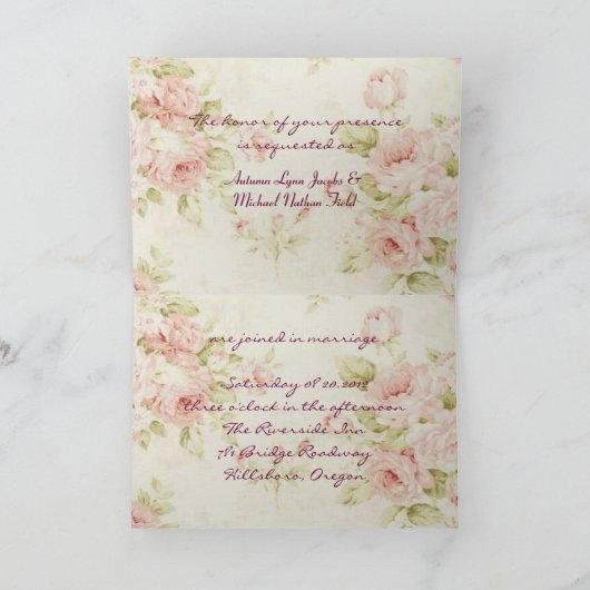 Vintage Roze Roos Bloem steampunk Bruiloft (Binnen)