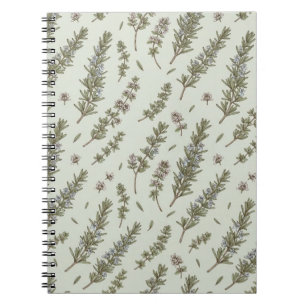 Vintage Rozemarijn & Tijm Botanisch Notitieboek