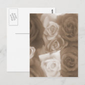vintage rozen briefkaart (Voorkant / Achterkant)