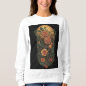 Vintage Rozen en Planten Trui (Voorkant)