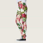 Vintage rozen floraal leggings (Links)
