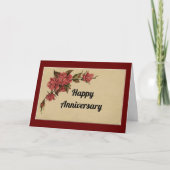 Vintage Rozen Jubileum Card Kaart (Voorkant)