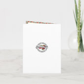 Vintage Rozen, Kant en Blauwe Vogels Bruiloft Fees (Achterkant)