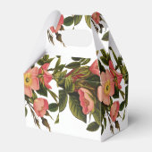 Vintage Rozen Mooie Roze Botanisch Bedankdoosjes (Achterkant)
