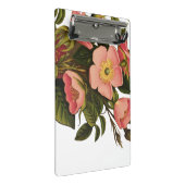 Vintage Rozen Mooie Roze Botanisch Mini Klembord (Schuin)