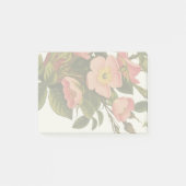 Vintage Rozen Mooie Roze Botanisch Post-it® Notes (Voorkant)