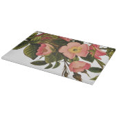 Vintage Rozen Mooie Roze Botanisch Snijplank (Hoek)