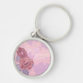 Vintage rozen, sleutelhanger (Voorkant)