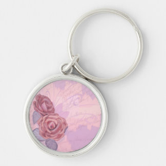 Vintage rozen, sleutelhanger