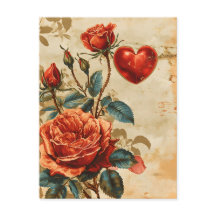 Vintage Rozen Valentijnsdag
