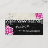 Vintage Rozen Visitekaartjes (Achterkant)