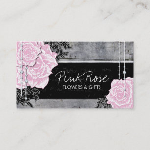 Vintage Rozen Visitekaartjes