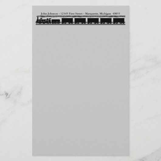 Vintage RR-motorcarrosserie Briefpapier (Voorkant)