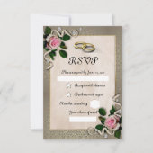 Vintage RSVP Kaartje (Voorkant)