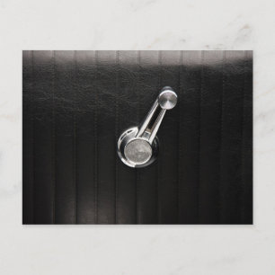 Vintage rubberen raampgras briefkaart