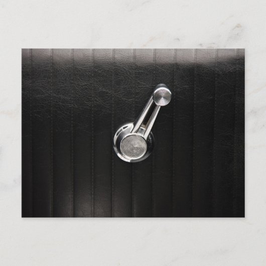 Vintage rubberen raampgras briefkaart (Voorkant)