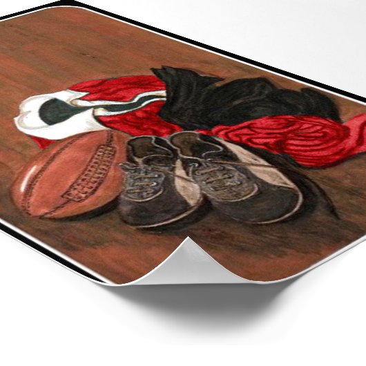 Vintage Rugby Poster (Hoek)