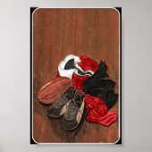Vintage Rugby Poster (Voorkant)