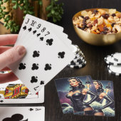 Vintage Ruimte Pin-up Pokerkaarten (Insitu)