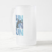 Vintage Runner - Run Run Run Matglas Bierpul (Voorkant links)