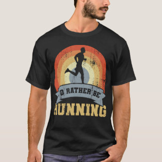 Vintage Running Quote family T-shirt