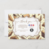 Vintage Rustic Bakery Bedankkaart (Voorkant)