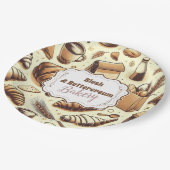 Vintage Rustic Bakery Papieren Bordje (Gekanteld)
