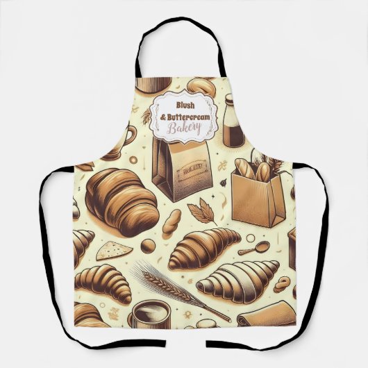 Vintage Rustic Bakery Schort (Voorkant)