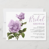 Vintage Rustic Dusty Paars Roos Vrijgezellenfeest Kaart (Voorkant)