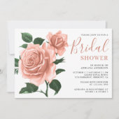 Vintage Rustic Dusty Roos Vrijgezellenfeest Kaart (Voorkant)