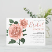 Vintage Rustic Dusty Roos Vrijgezellenfeest Kaart (Staand voorkant)