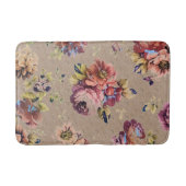Vintage Rustic Floral Badmat (Voorkant)