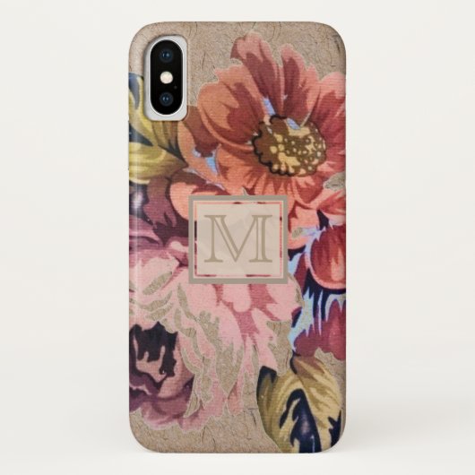 Vintage Rustic Floral Case-Mate iPhone Case (Achterkant)